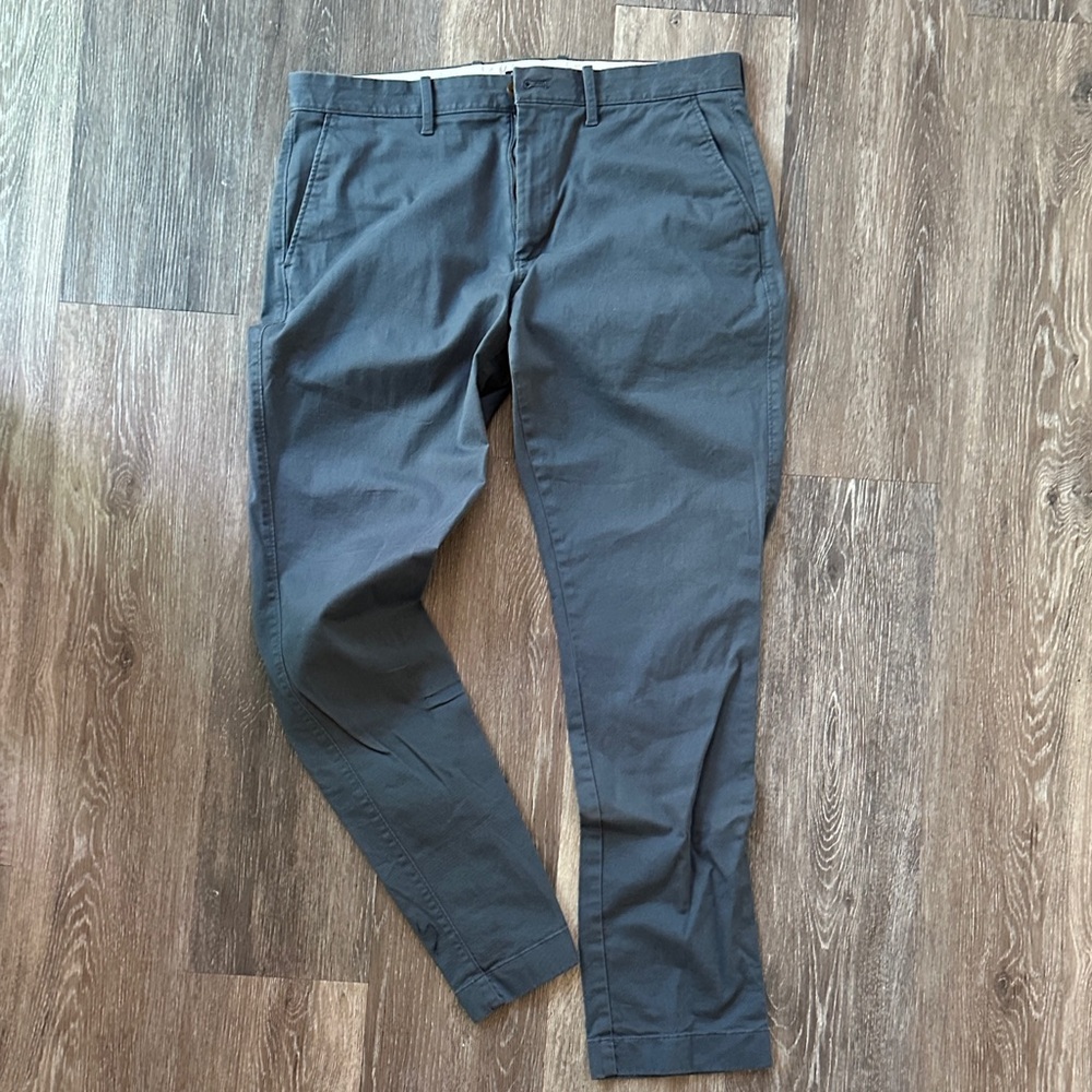 J. Crew Men's Charcoal Chinos